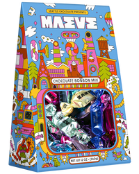 Moon Rocks Milk Chocolate with Popping Candies | Maeve Chocolate