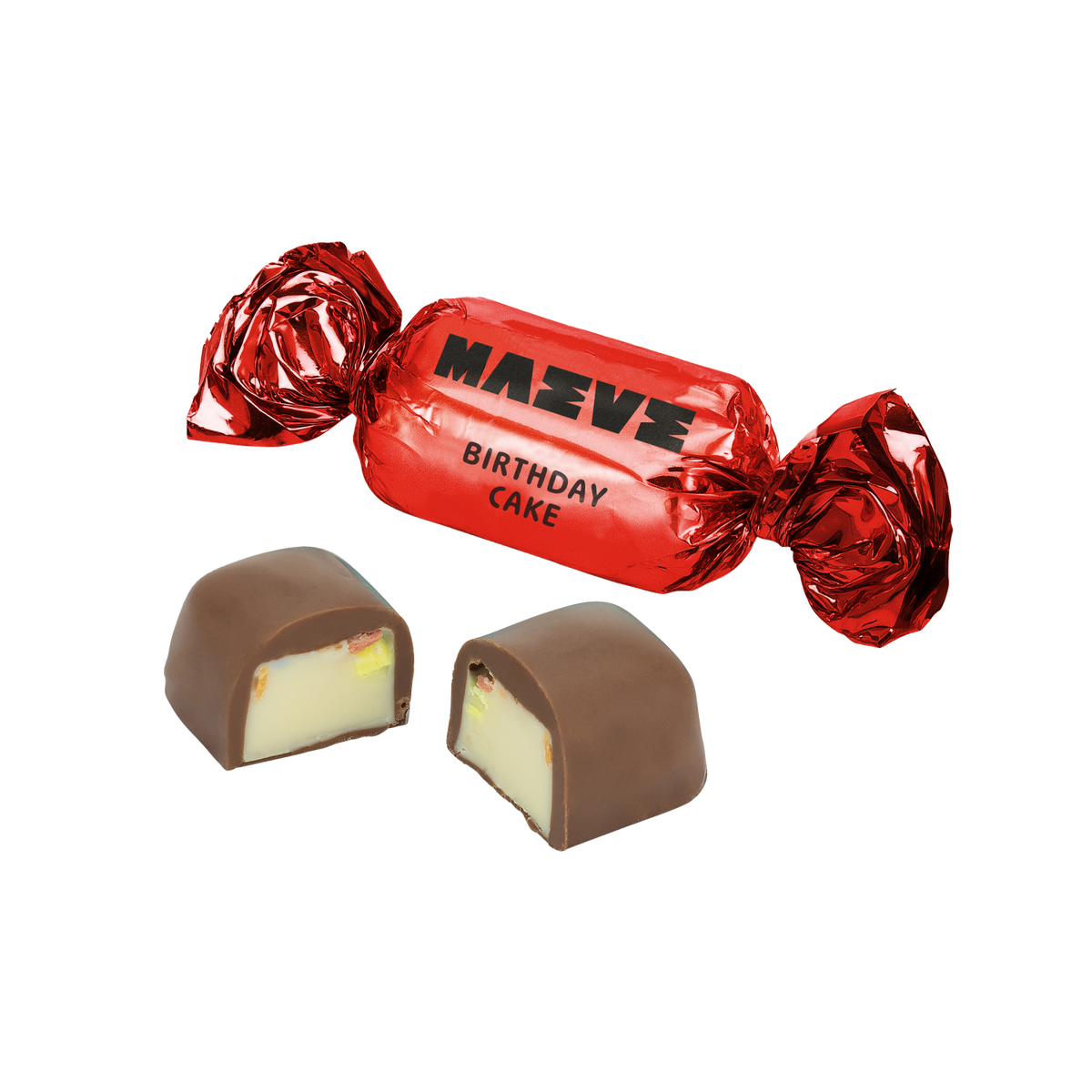 Birthday Cake Flavored Chocolate Bonbons | Ethical Chocolate by Maeve