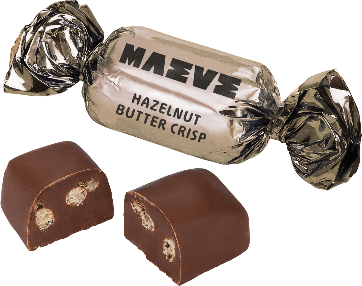 Hazelnut Butter Crisp flavored bonbon
