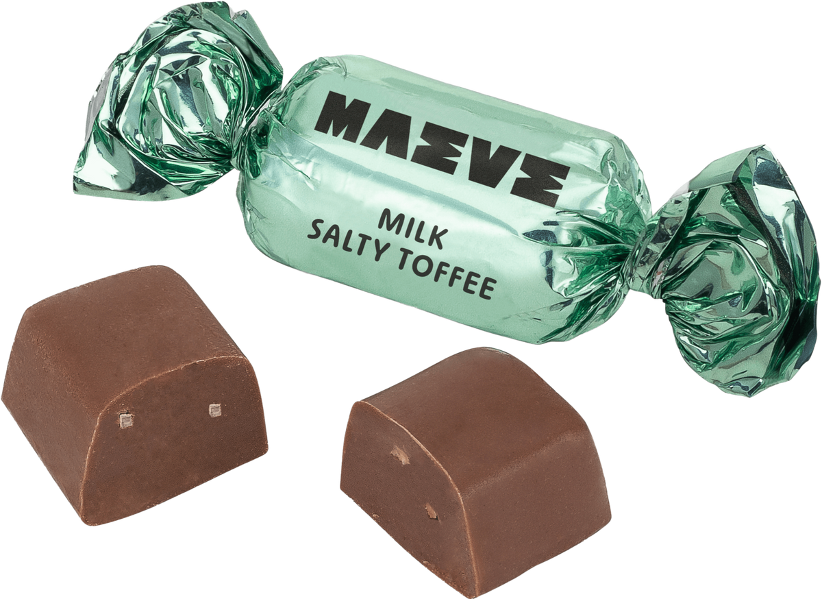 San Juan Salted Toffee flavored bonbon