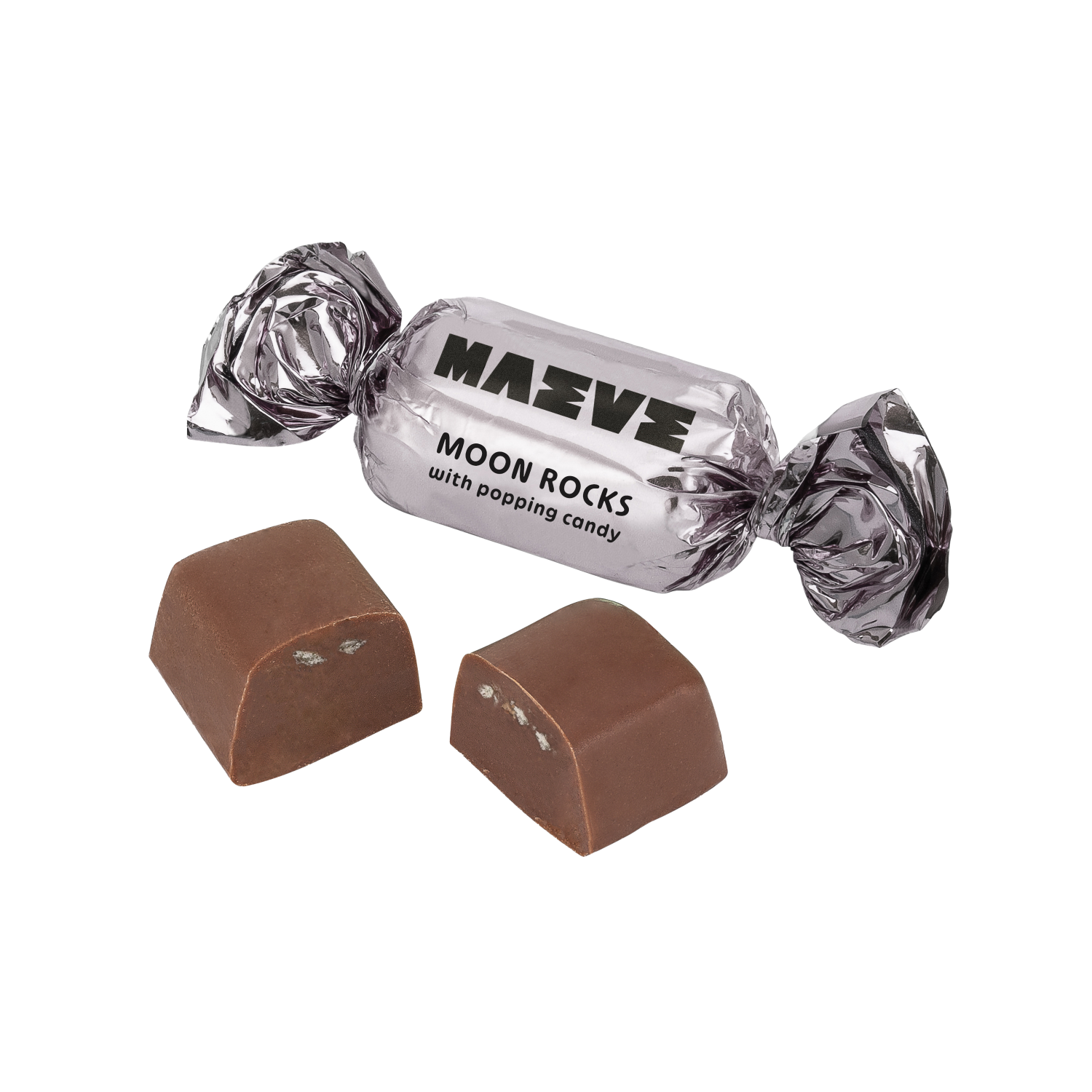 Moon Rocks Popping Candy in Milk Chocolate Truffle Bonbons | Maeve