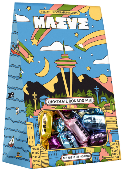 Moon Rocks Packaging Moon Rocks Milk Chocolate with Popping Candies | Maeve Chocolate