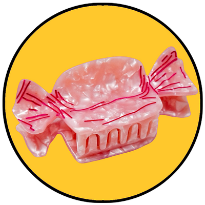 Pink Bubbly Claw Clip