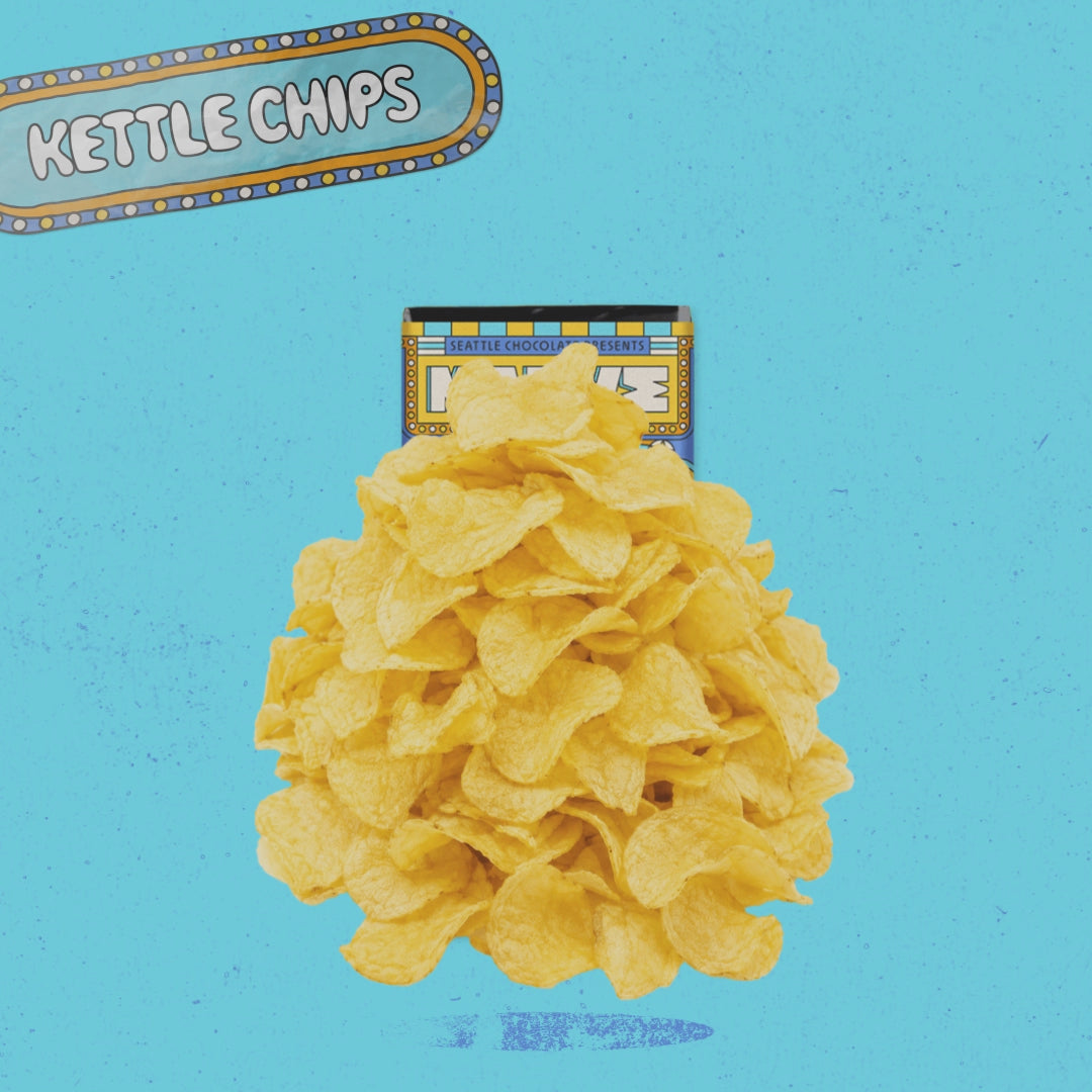 video showing kettle chips Maeve chocolate bar for summer