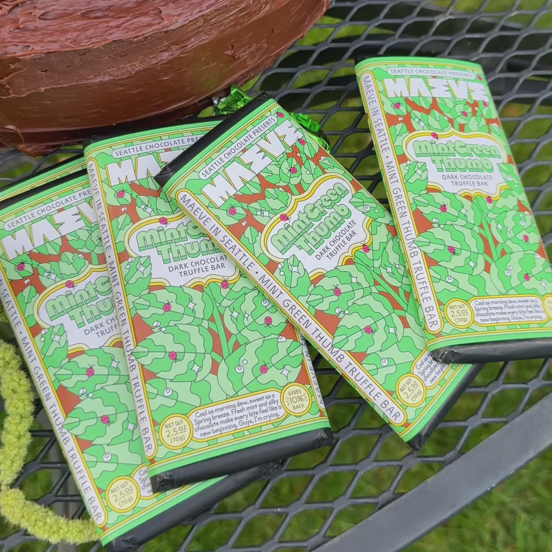 Mint Dark Chocolate Bar | Shop Gretchen's Garden Goodies by Maeve